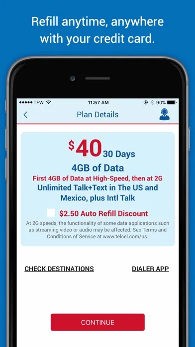 Telcel My Account سکرین شاٹس