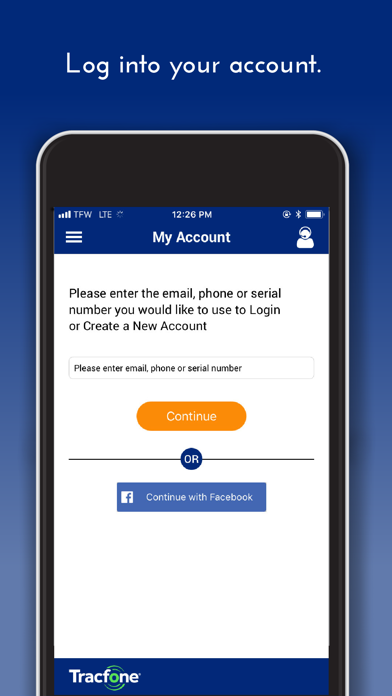 Screenshot di Tracfone Wireless My Account