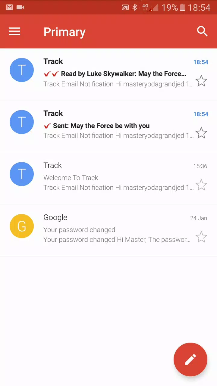 Track Screenshots