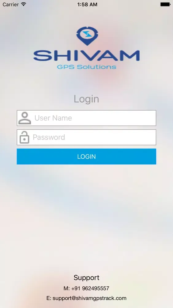Tangkapan skrin Shivam GPS Tracking