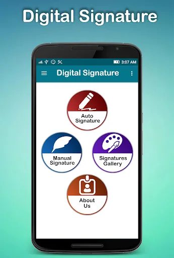 Zrzuty ekranu Digital Signature : E-Signatur