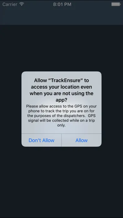 TrackEnsure Screenshots