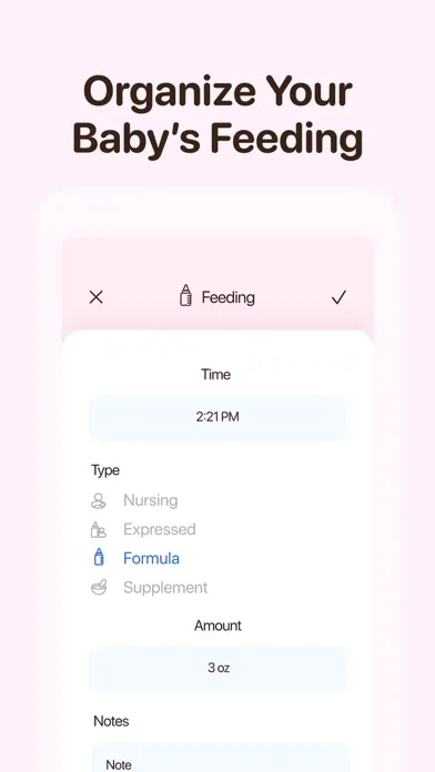 Capturas de tela do Baby Tracker⋆