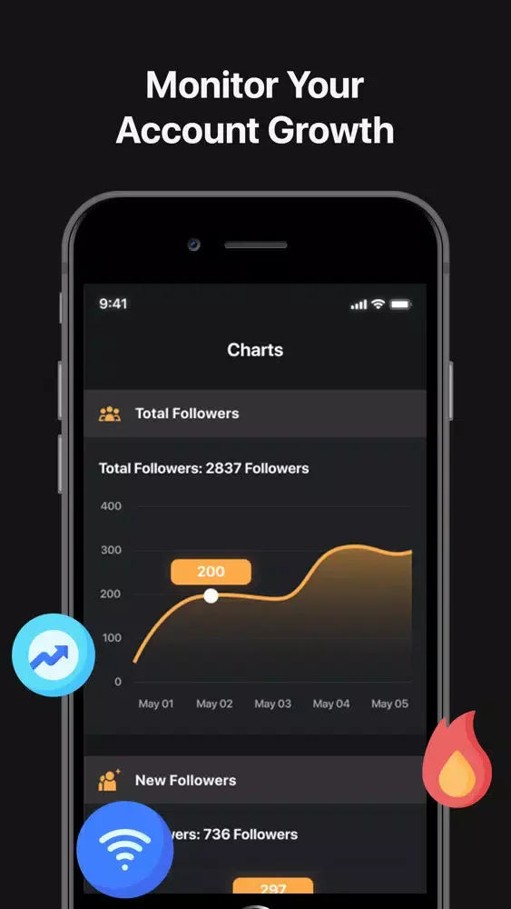 تصاویر Tracker + Followers Insights
