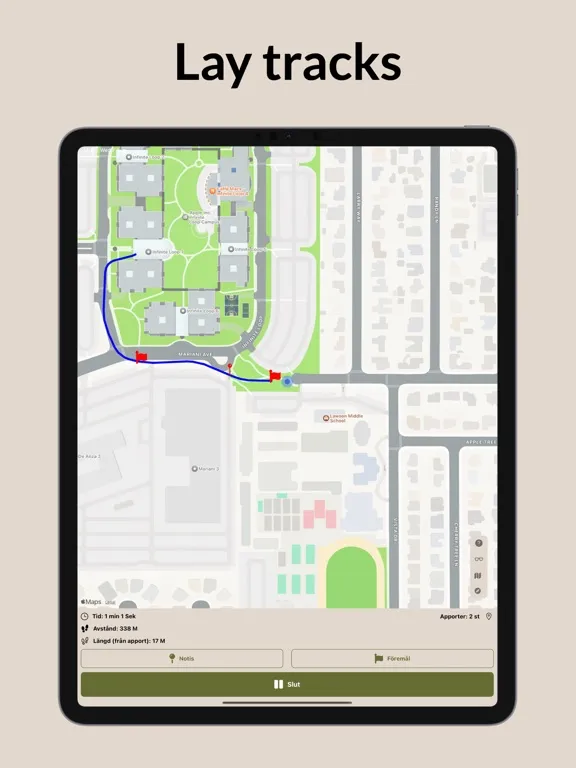 Trackfellow iPad  Screenshots