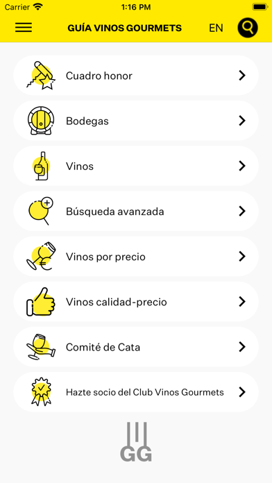 Guía Vinos Gourmets 2024 Screenshots