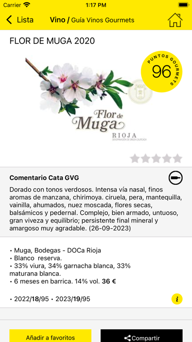 Guía Vinos Gourmets 2024 Screenshots