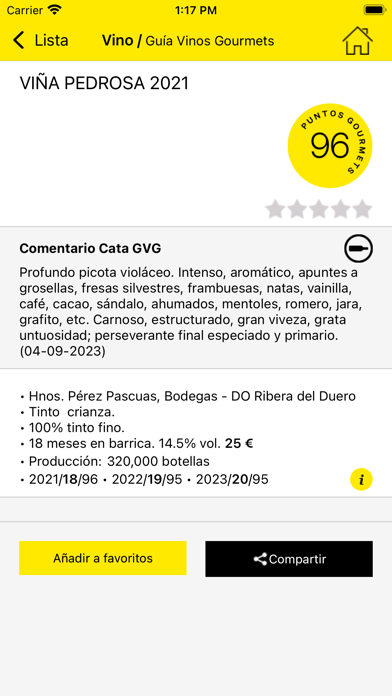 Guía Vinos Gourmets 2024 Screenshots