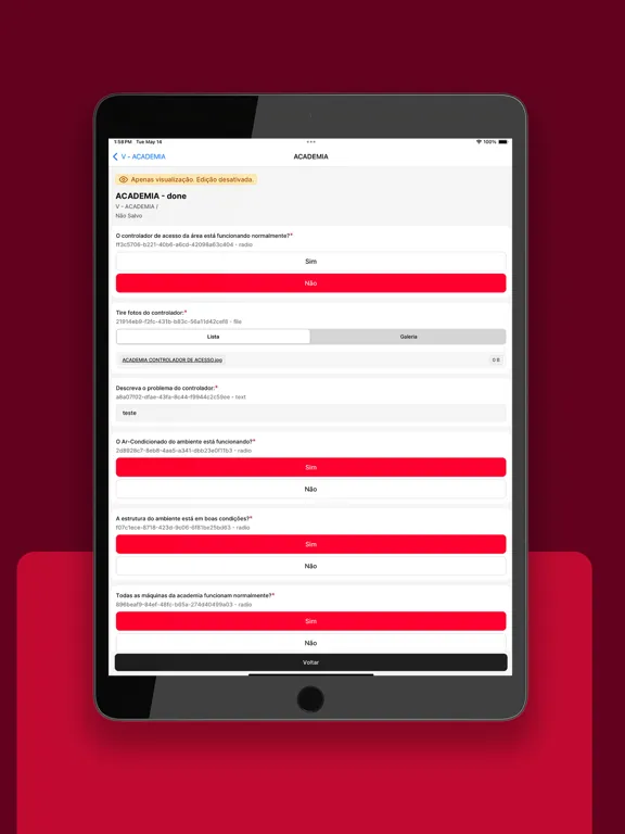Screenshot di WeService - Manutenções iPad 
