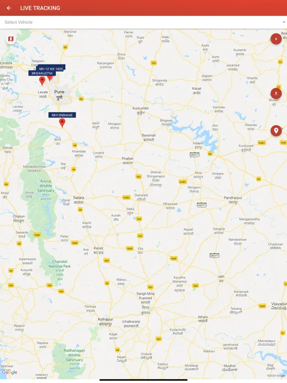 Zrzuty ekranu TrackJack iPad 