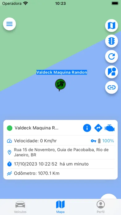 Tangkapan layar Trackmax V4