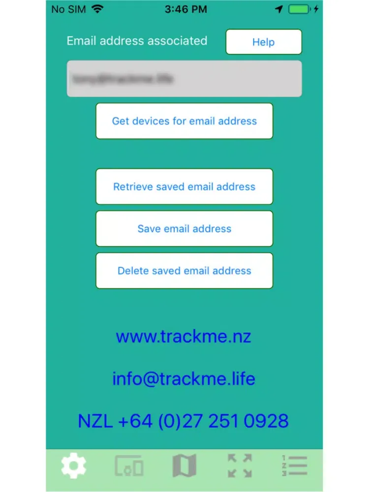 TrackMe.life iPad  স্ক্রিনশট