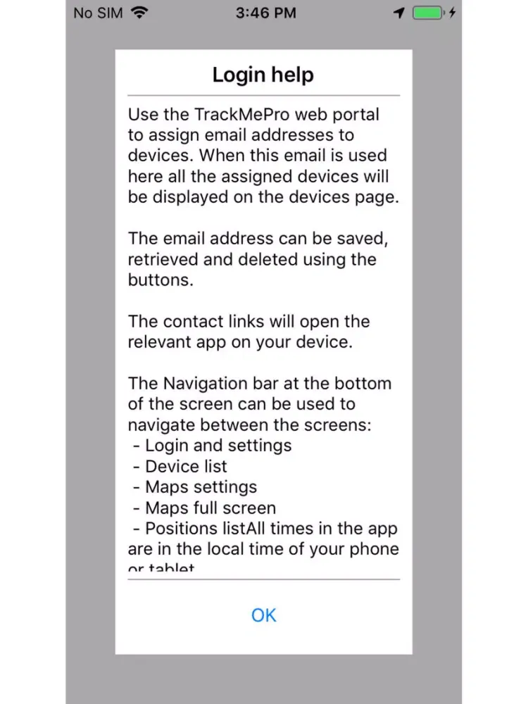 TrackMe.life iPad  স্ক্রিনশট