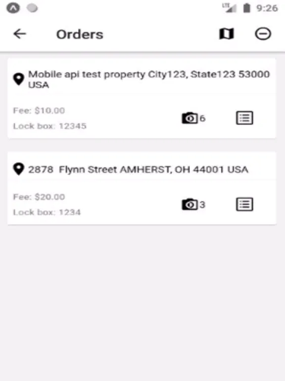 TMT photo / field services iPad  Screenshots