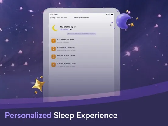 Ảnh chụp màn hình của Track My Sleep Now iPad 