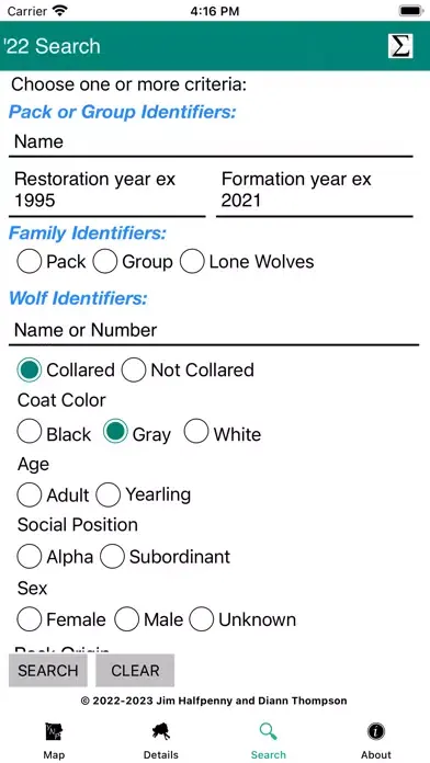 Yellowstone Wolves 2022 স্ক্রিনশট