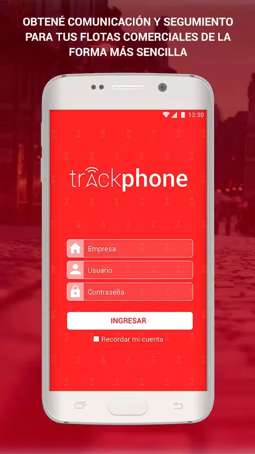 Captures d'écran de Trackphone
