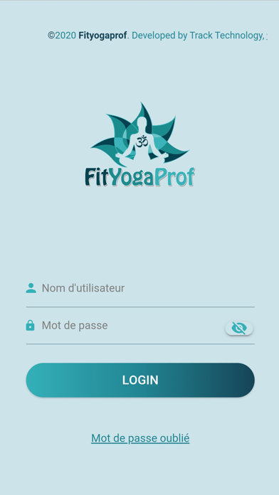 Tangkapan skrin FitYogaProf