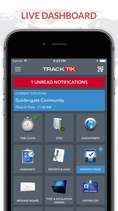 TrackTik Guard Tour Screenshots