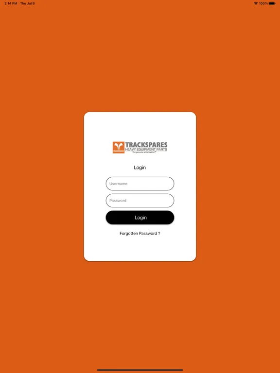 Zrzuty ekranu Trackspares iPad 