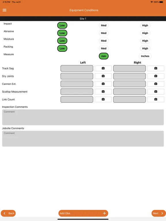 Zrzuty ekranu Trackspares iPad 