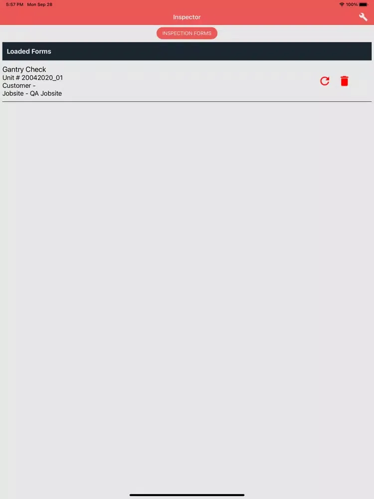 Digital Field Inspections iPad  स्क्रीनशॉट