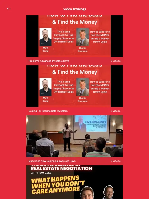 Capturas de pantalla de TRACTION Real Estate iPad 