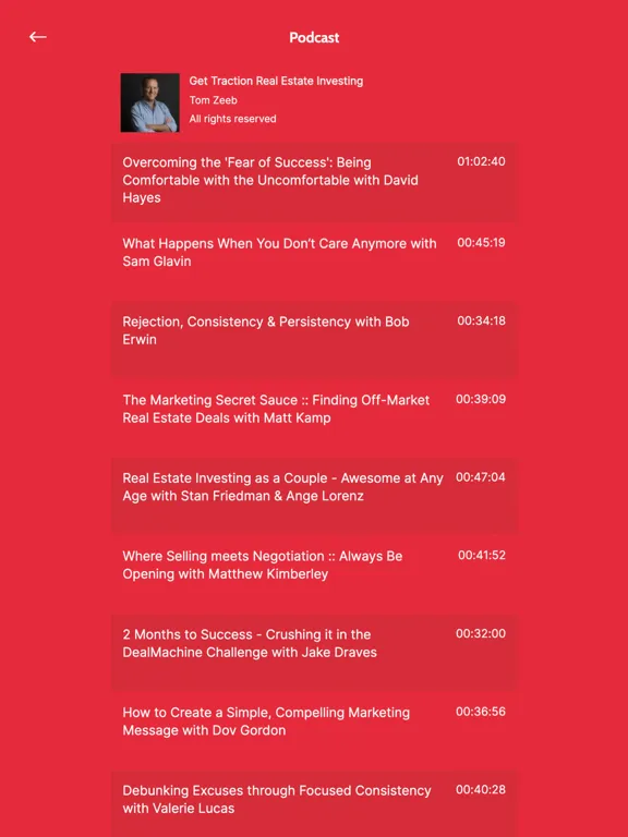 Capturas de pantalla de TRACTION Real Estate iPad 