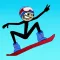 Stickman Snowboarder