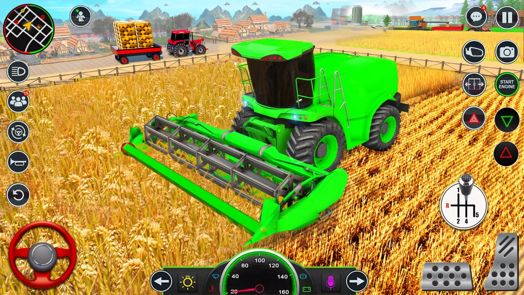 Скриншоты Real Tractor Driving Games