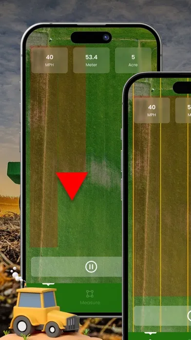 Tangkapan skrin Tractor GPS Field Guidance ™