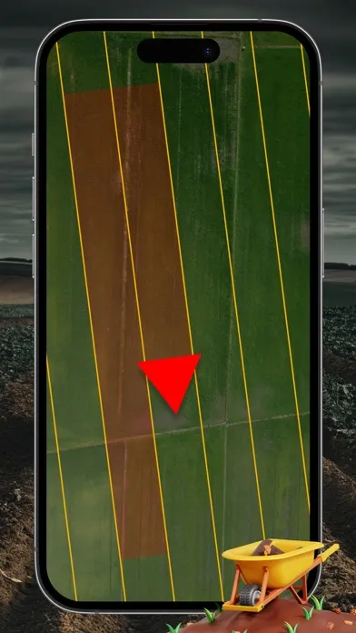 Tangkapan skrin Tractor GPS Field Guidance ™
