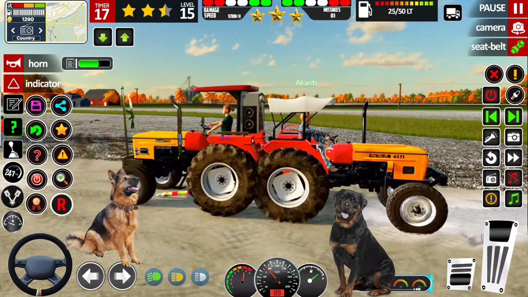 Ảnh chụp màn hình của Cargo Tractor Driving 3d Game