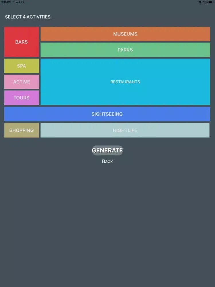 Capturas de pantalla de Plan(it) iPad 
