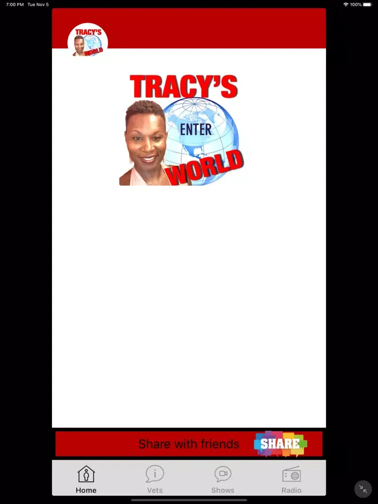 Tracy's World iPad  स्क्रीनशॉट