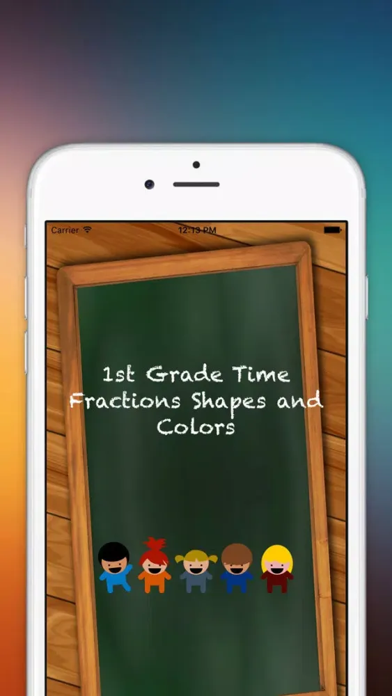 1st Grade Time Fractions Shapes And Colors スクリーンショット