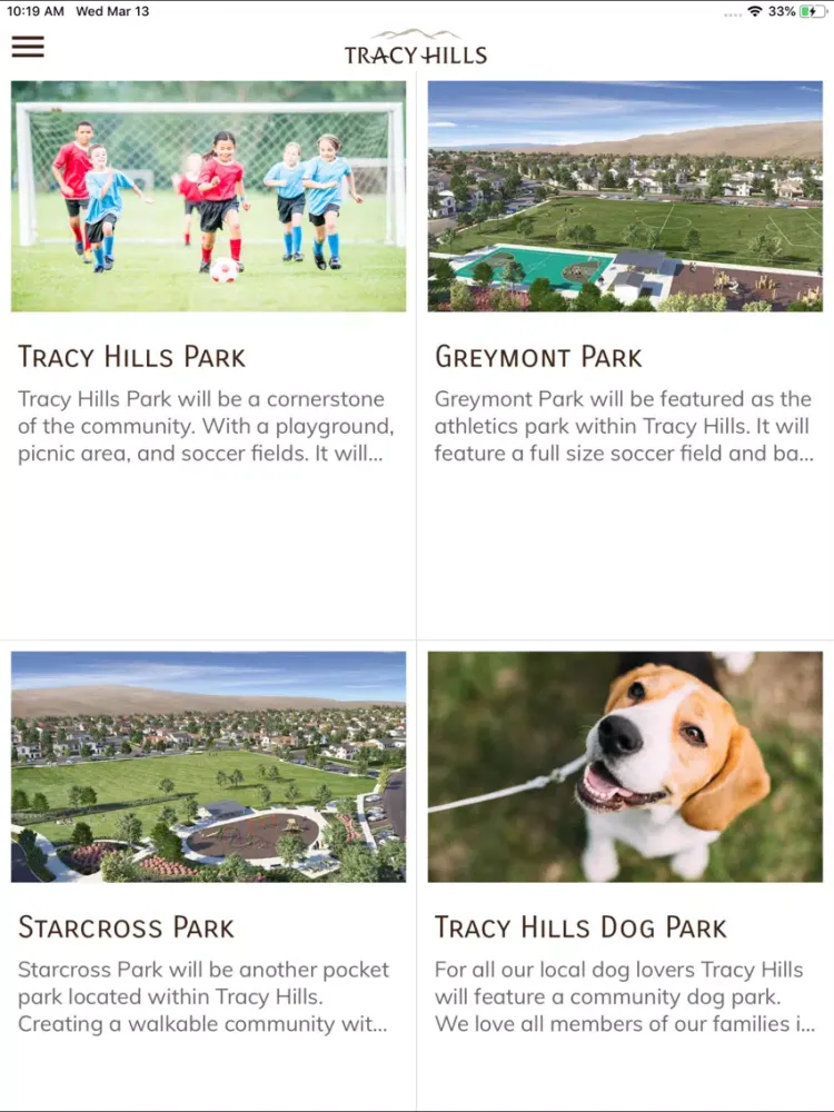 Tracy Hills iPad  Ekran Görüntüleri
