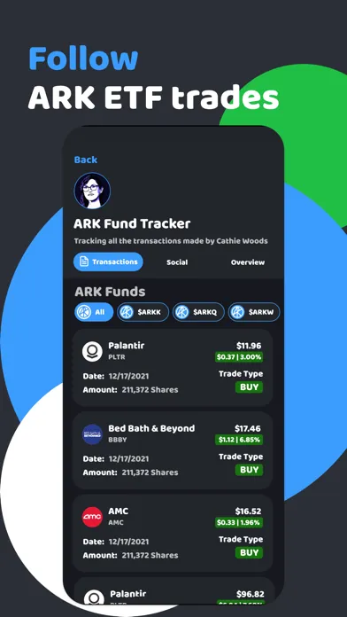 ภาพหน้าจอของ Uptick Finance: Stock Chat