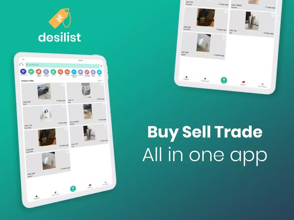 desilist: Buy, Sell & Trade iPad  سکرین شاٹس