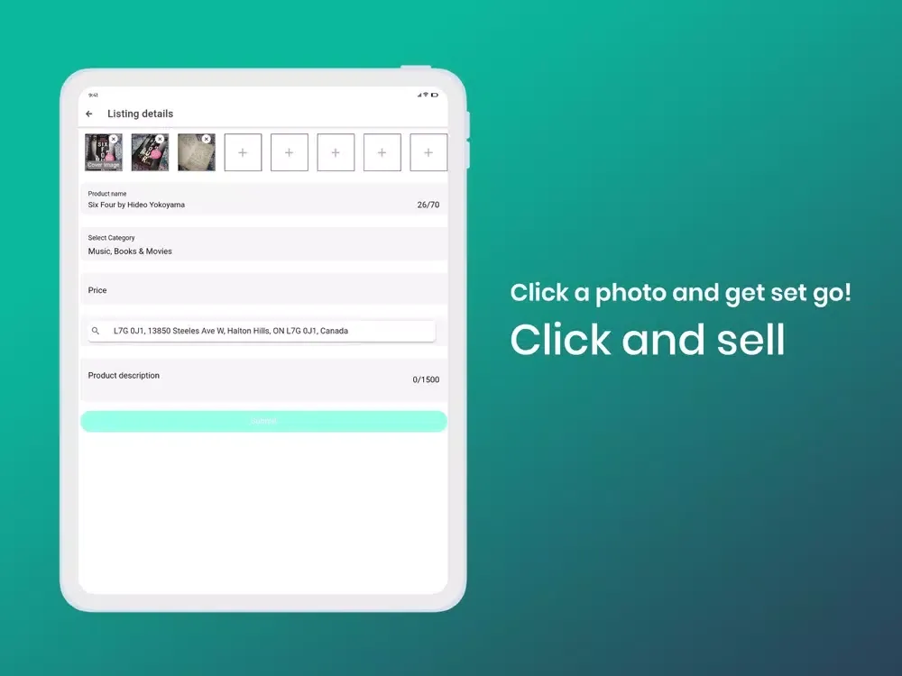 desilist: Buy, Sell & Trade iPad  سکرین شاٹس