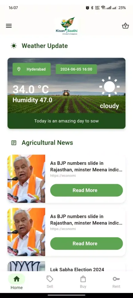 Kisan Saathi应用截图