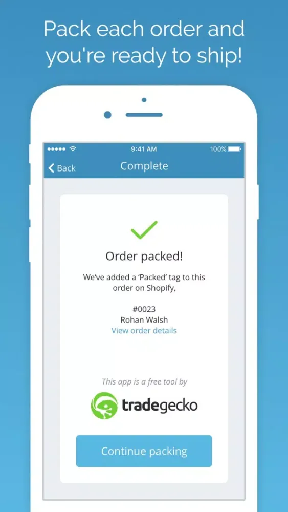 Captures d'écran de Pick Pack for Shopify