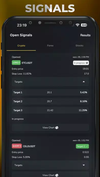 ภาพหน้าจอของ Trade Hive Signals