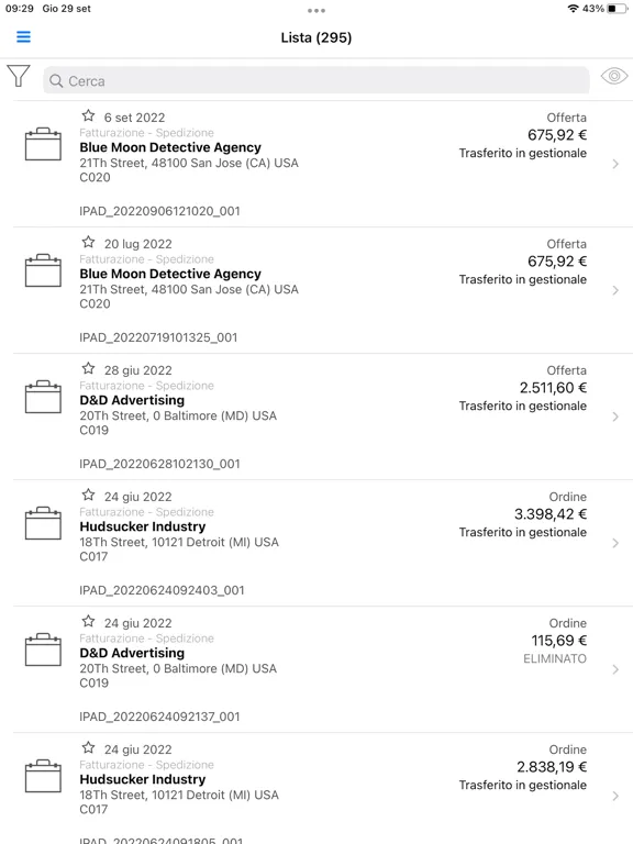 Capturas de pantalla de ZotSell B2B Orders iPad 