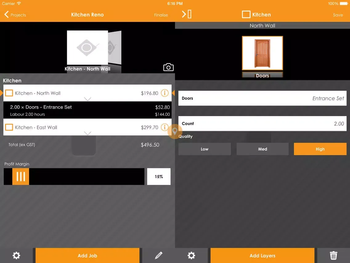 Tradequote iPad  سکرین شاٹس