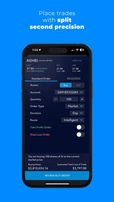 TradeStation - Trade & Invest スクリーンショット