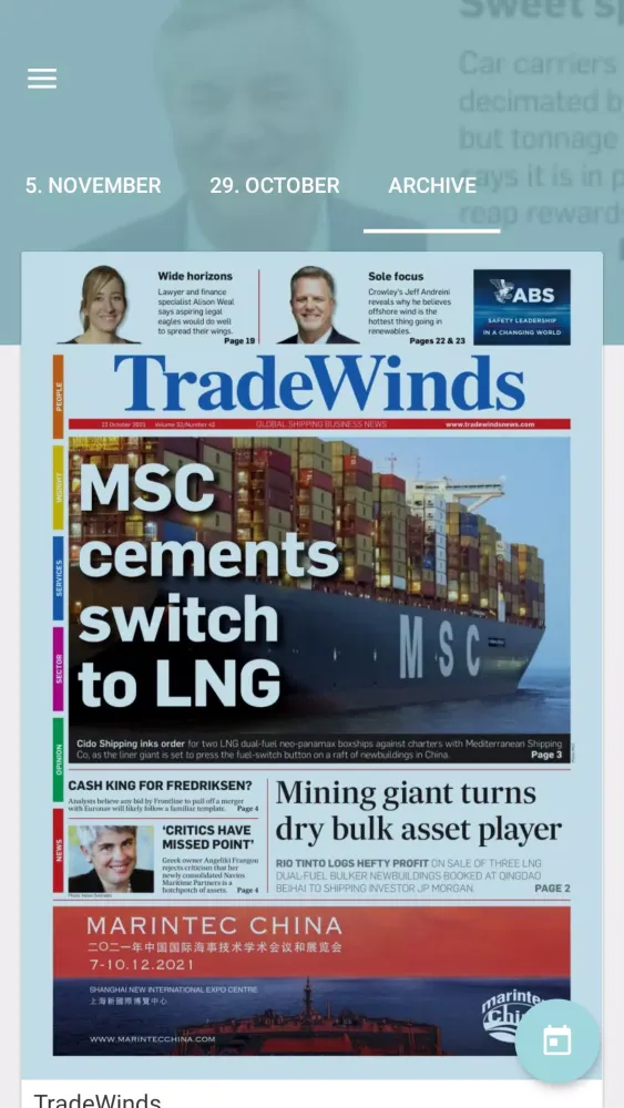 TradeWinds e-paper应用截图