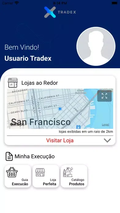 Capturas de tela do Tradex Bip