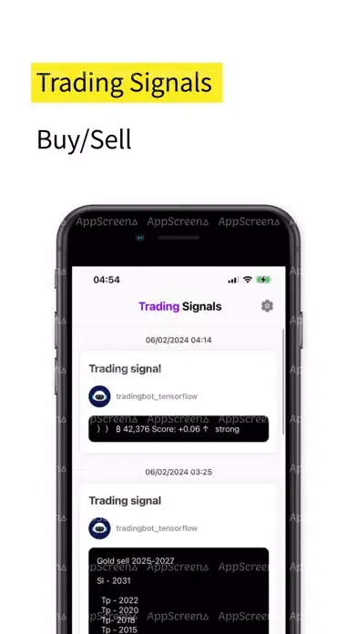 Captures d'écran de Trading Signals