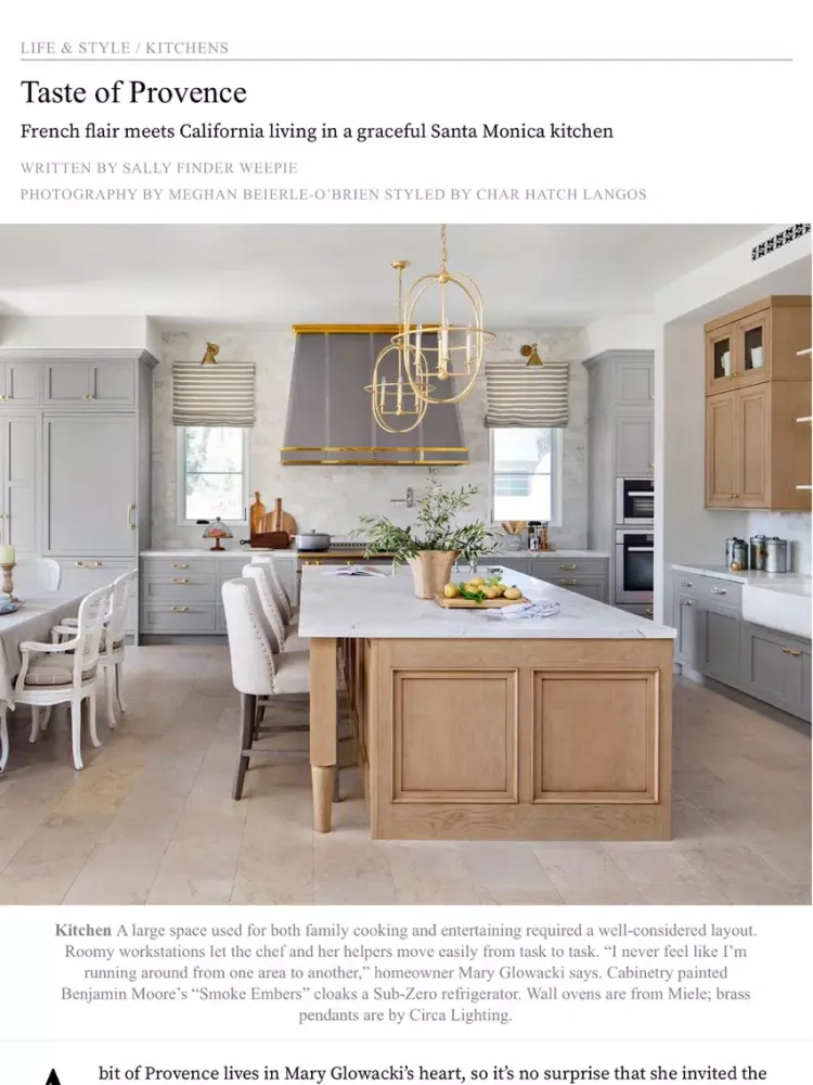 Tangkapan layar Traditional Home Magazine iPad 